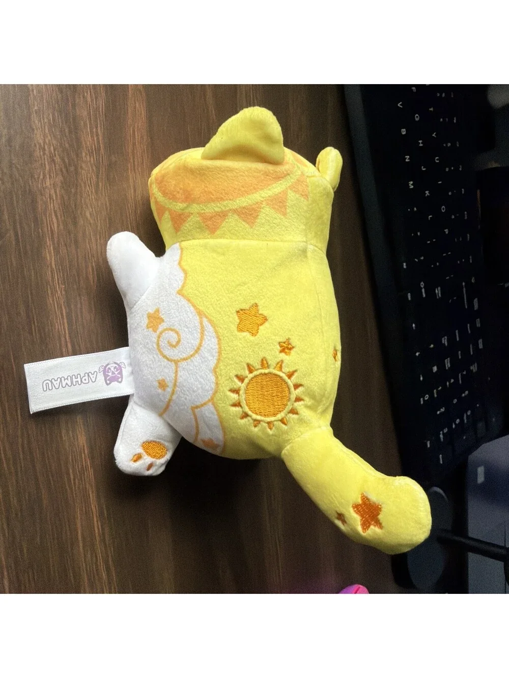 Official Aphmau MeeMeows Sun Cat Plush Yellow Orange Kawaii Stuff Animal 10-12”